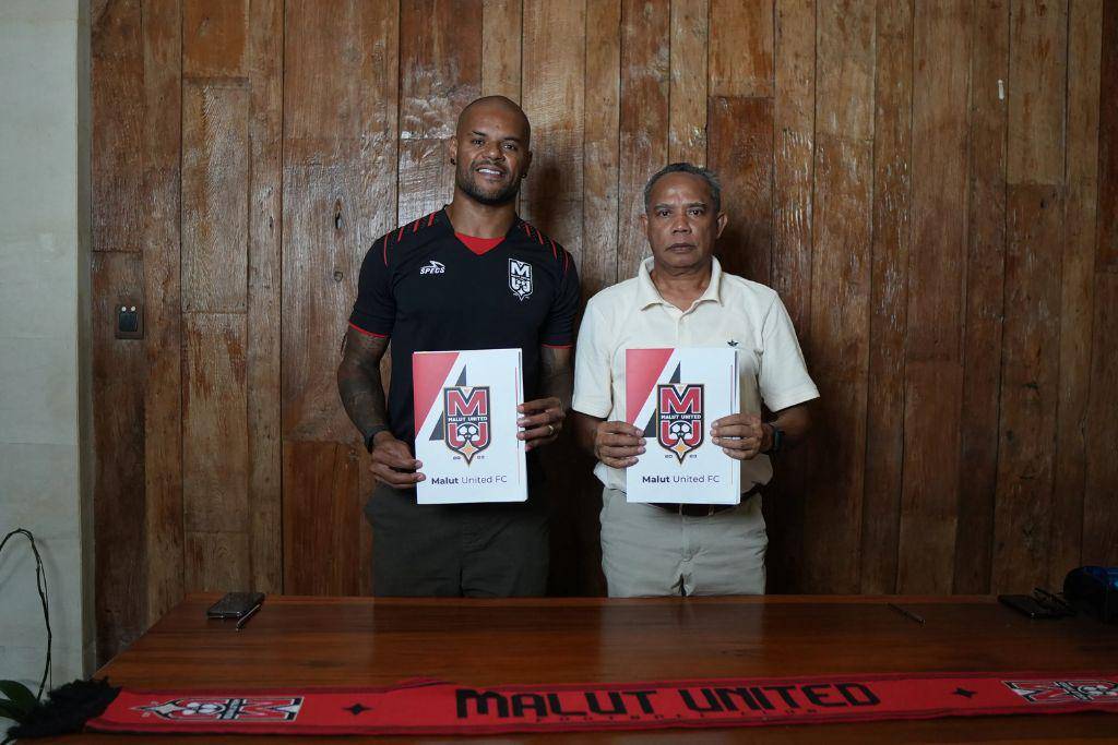 Foto perkenalan David da Silva sebagai pemain baru Malut United di bursa transfer awal musim 2025/2026. (Dok. Ofisial Malut United)