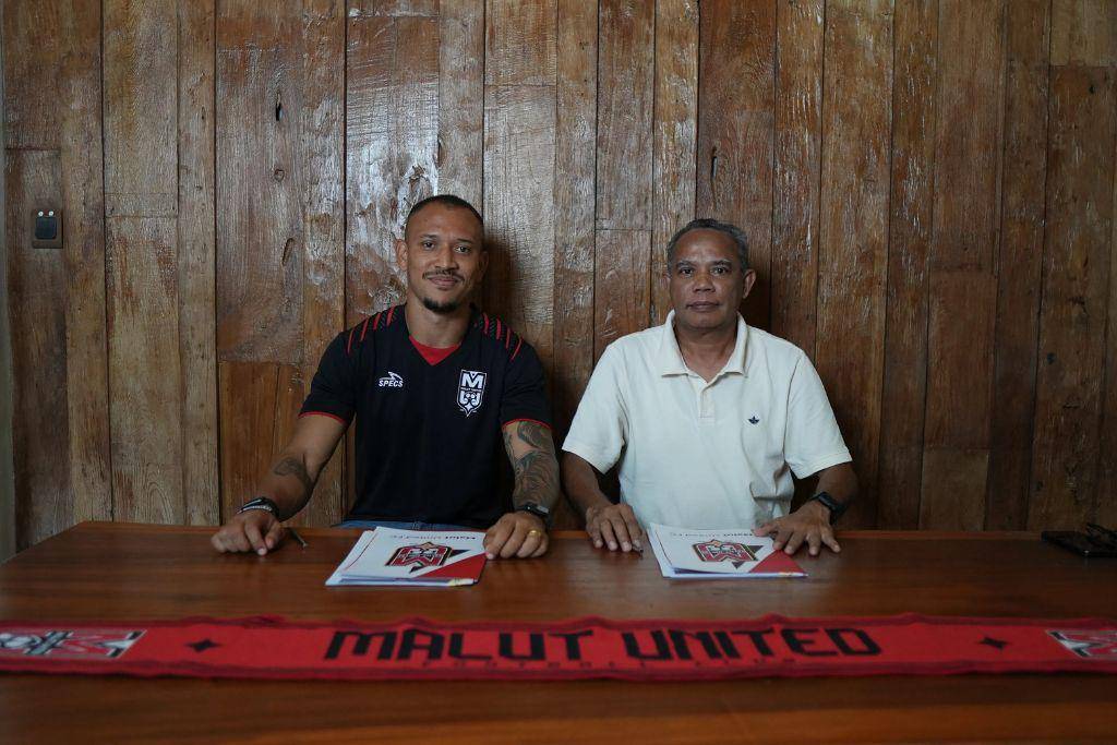 Foto perkenalan Gustavo Franca sebagai pemain baru Malut United di bursa transfer awal musim 2025/2026. (Dok. Ofisial PSM Makassar)
