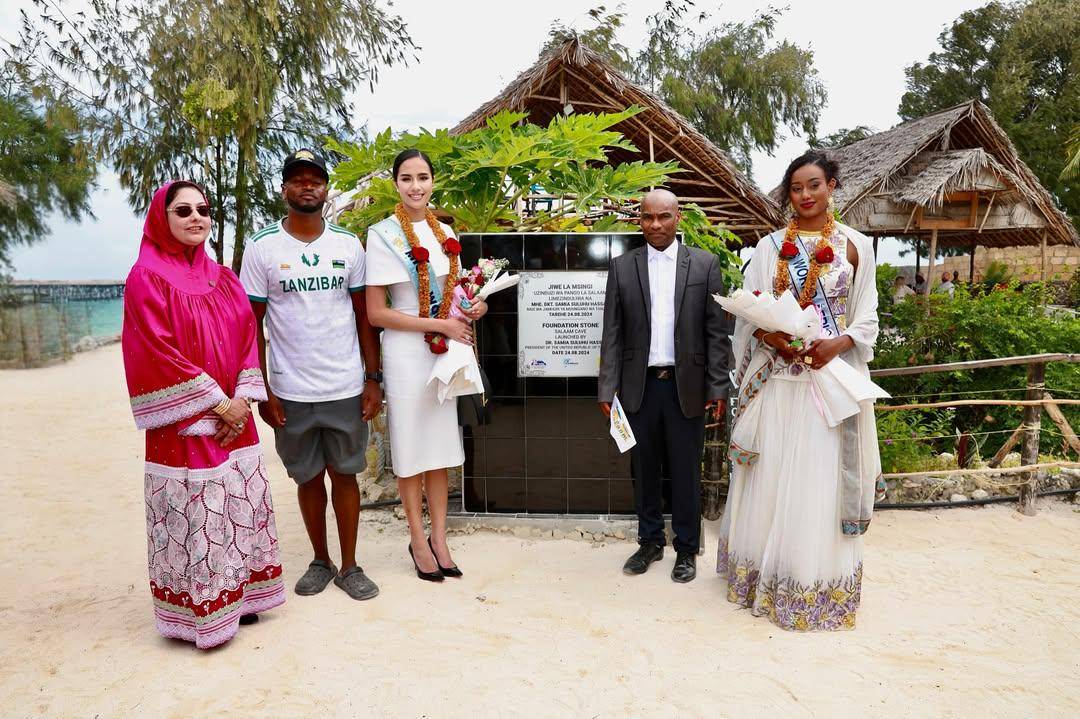potret kunjungan Opal Suchata Miss World 2025 di Tanzania (instagram.com/zanzibar_tourism) 