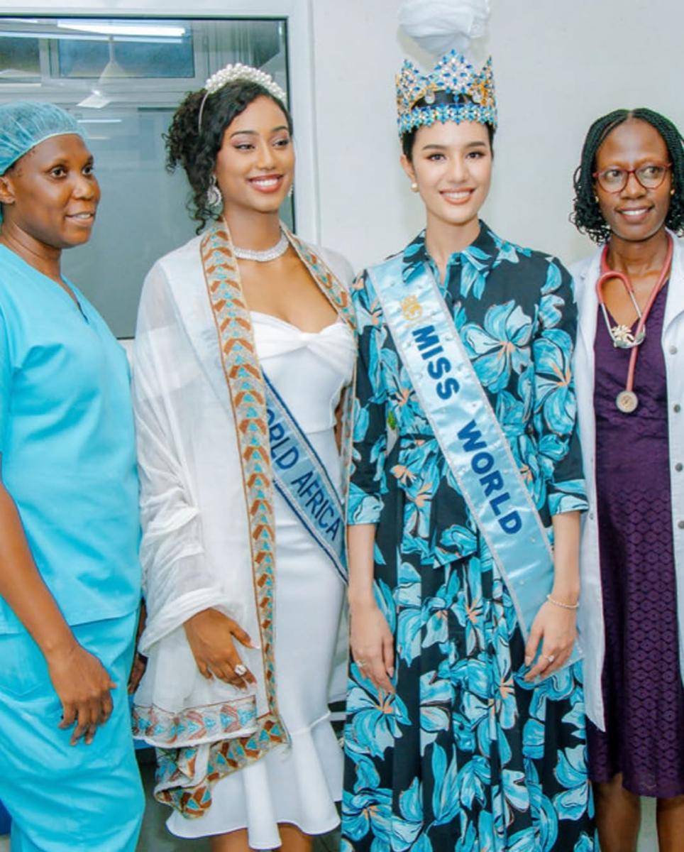 potret kunjungan Opal Suchata Miss World 2025 di Tanzania (instagram.com/missworld)