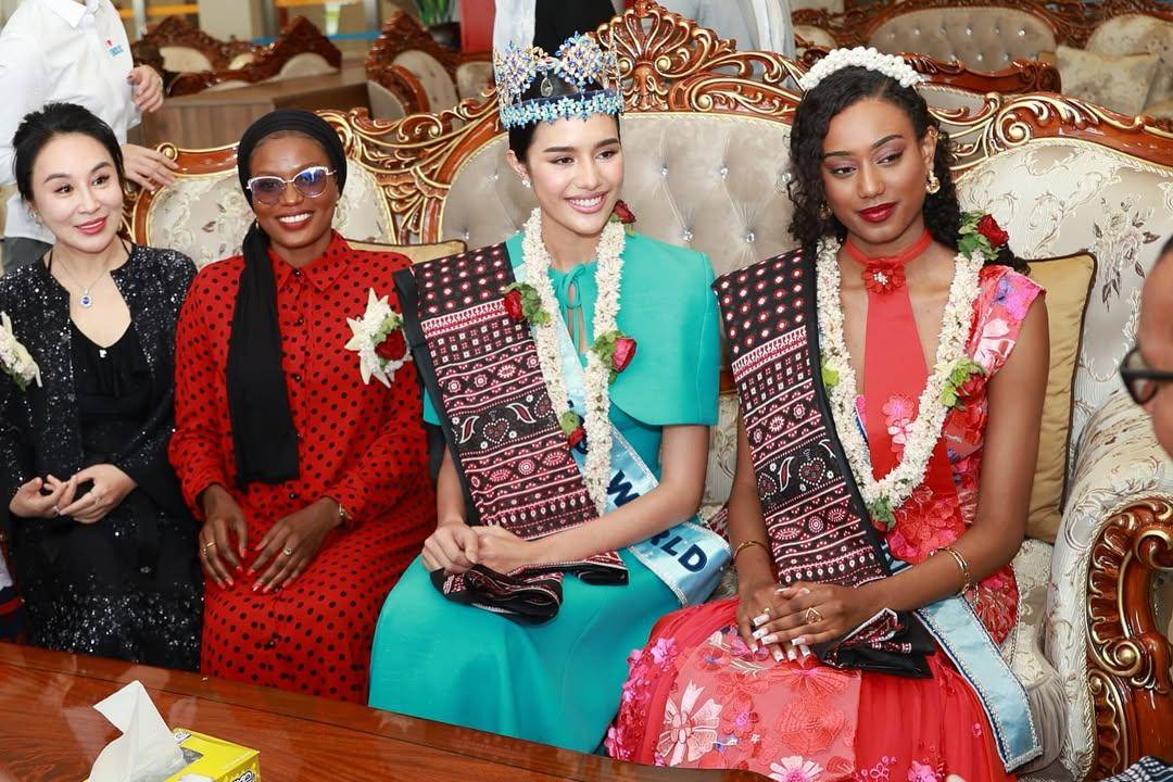 potret kunjungan Opal Suchata Miss World 2025 di Tanzania (instagram.com/suchaaata)