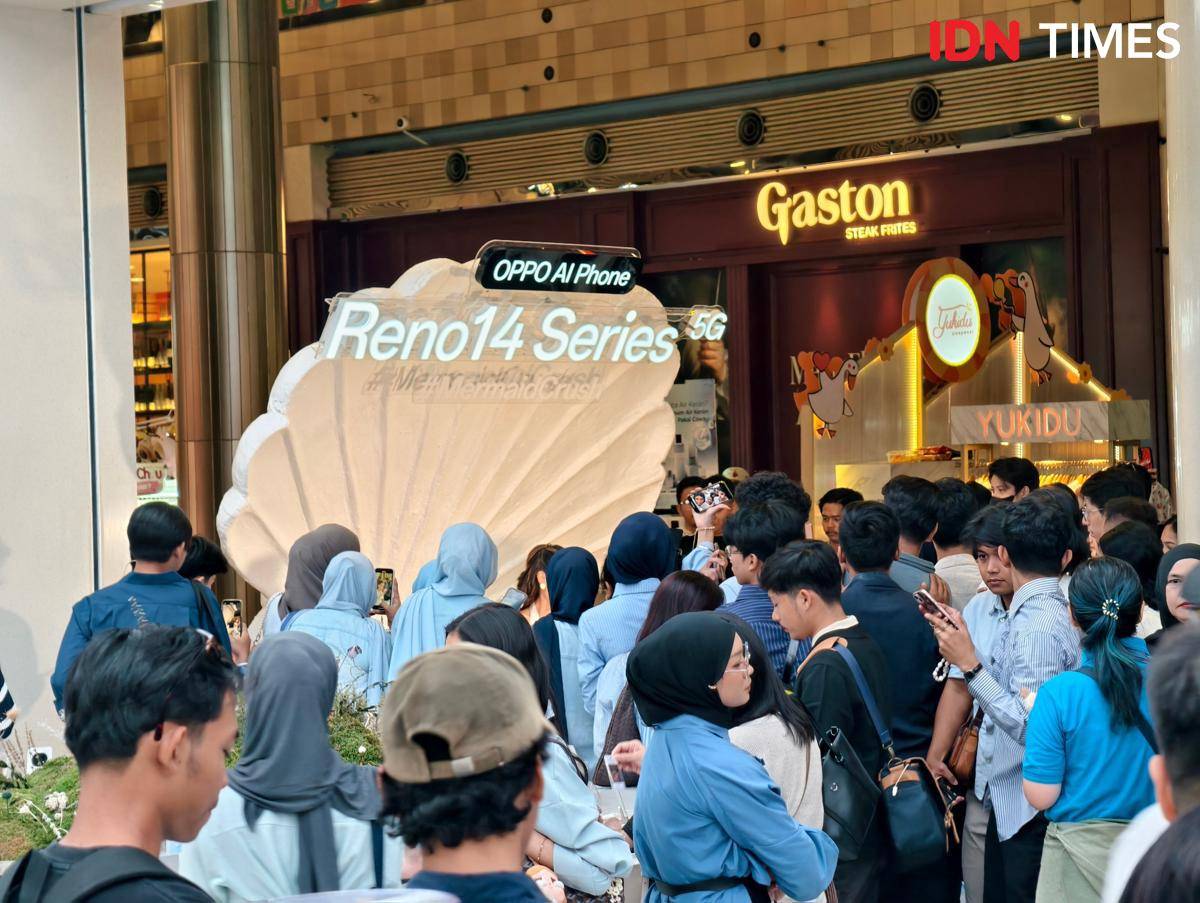 First Sale OPPO Reno14 Series (IDN Times/Fatkhur Rozi)