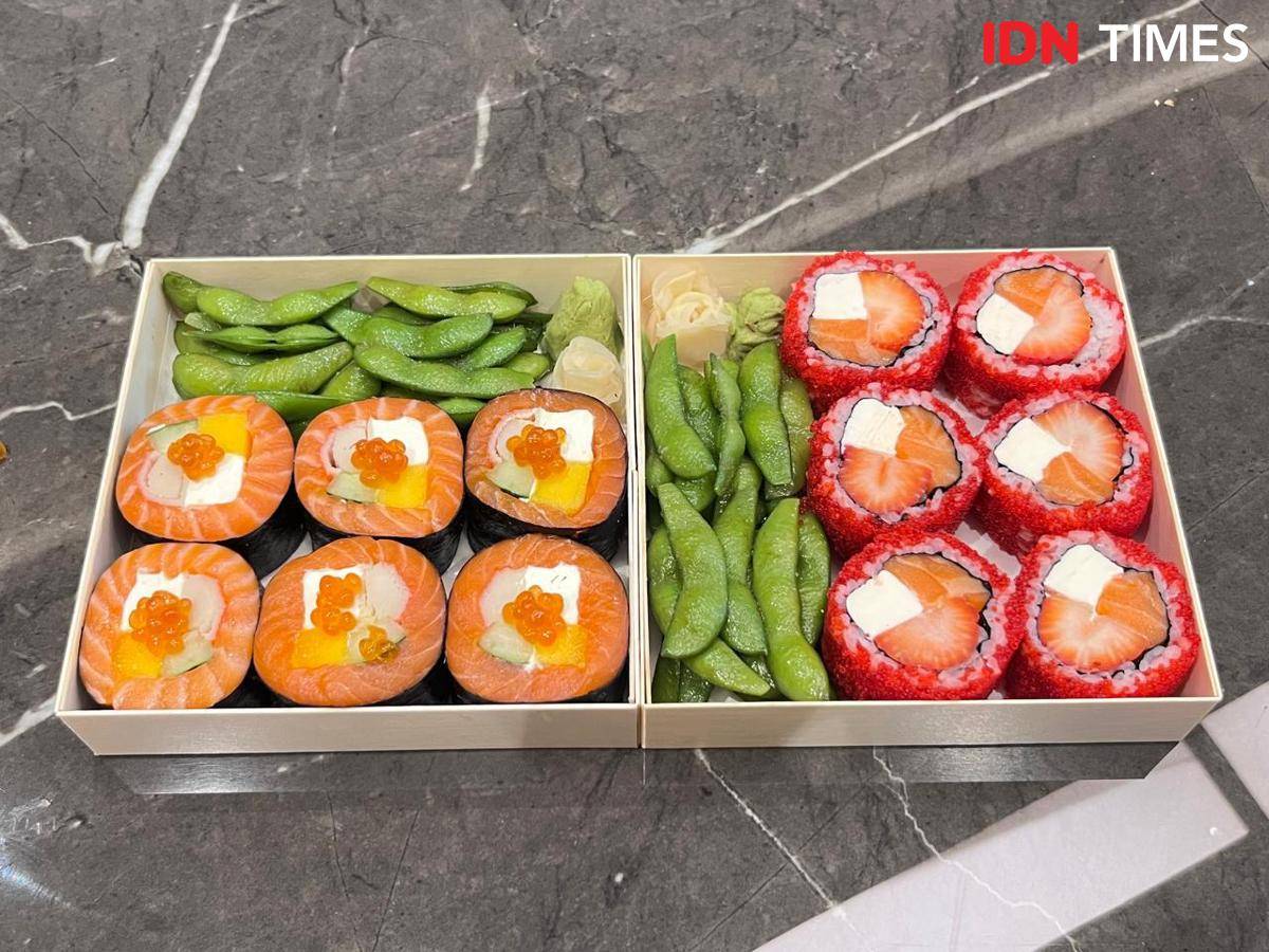 Potret menu Sushi Hiro x Chalton Ciptadi, Sushi Hiro, Jakarta Selatan