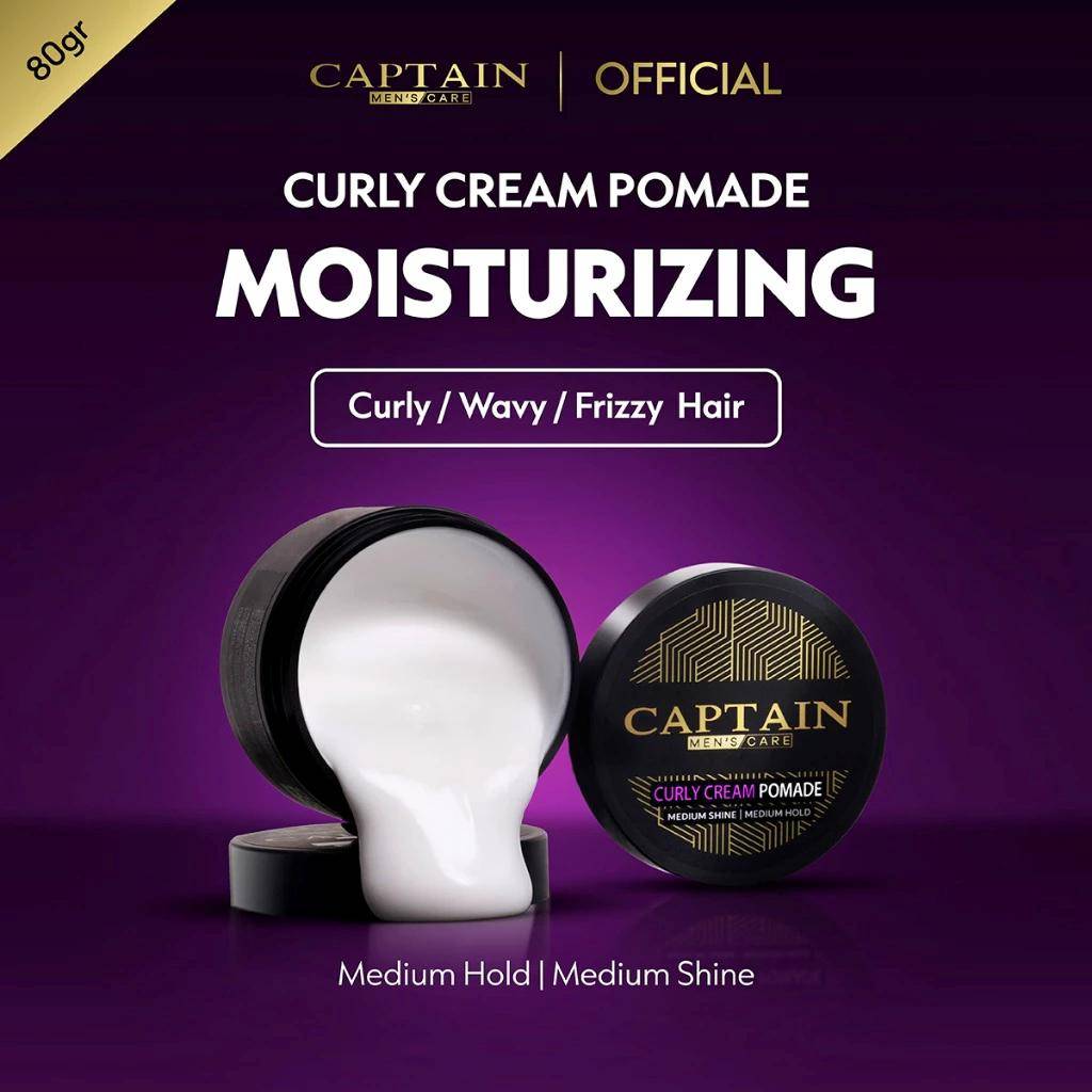 Captain Men's Care Curly Cream Pomade