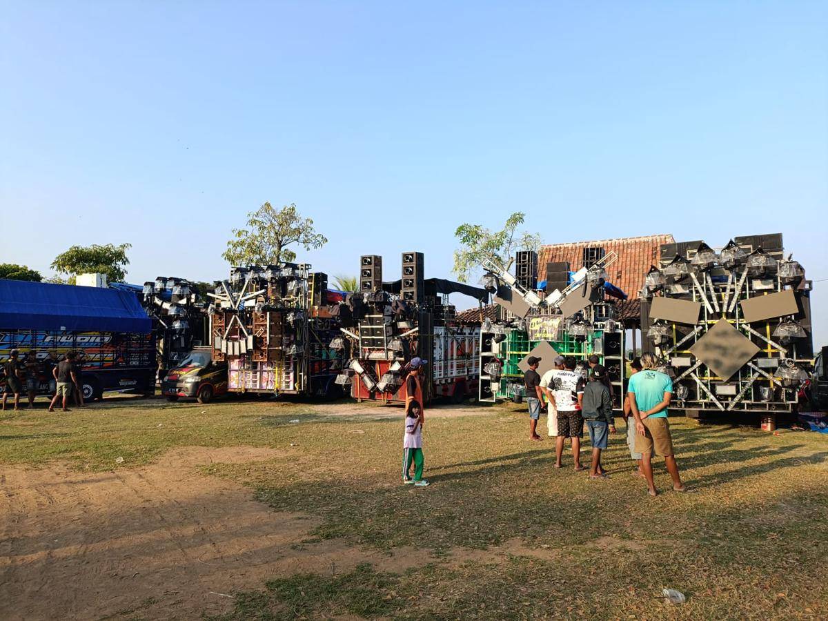 Peserta karnaval sound horeg di Tulungagung. IDN Times/ Bramanta Pamungkas