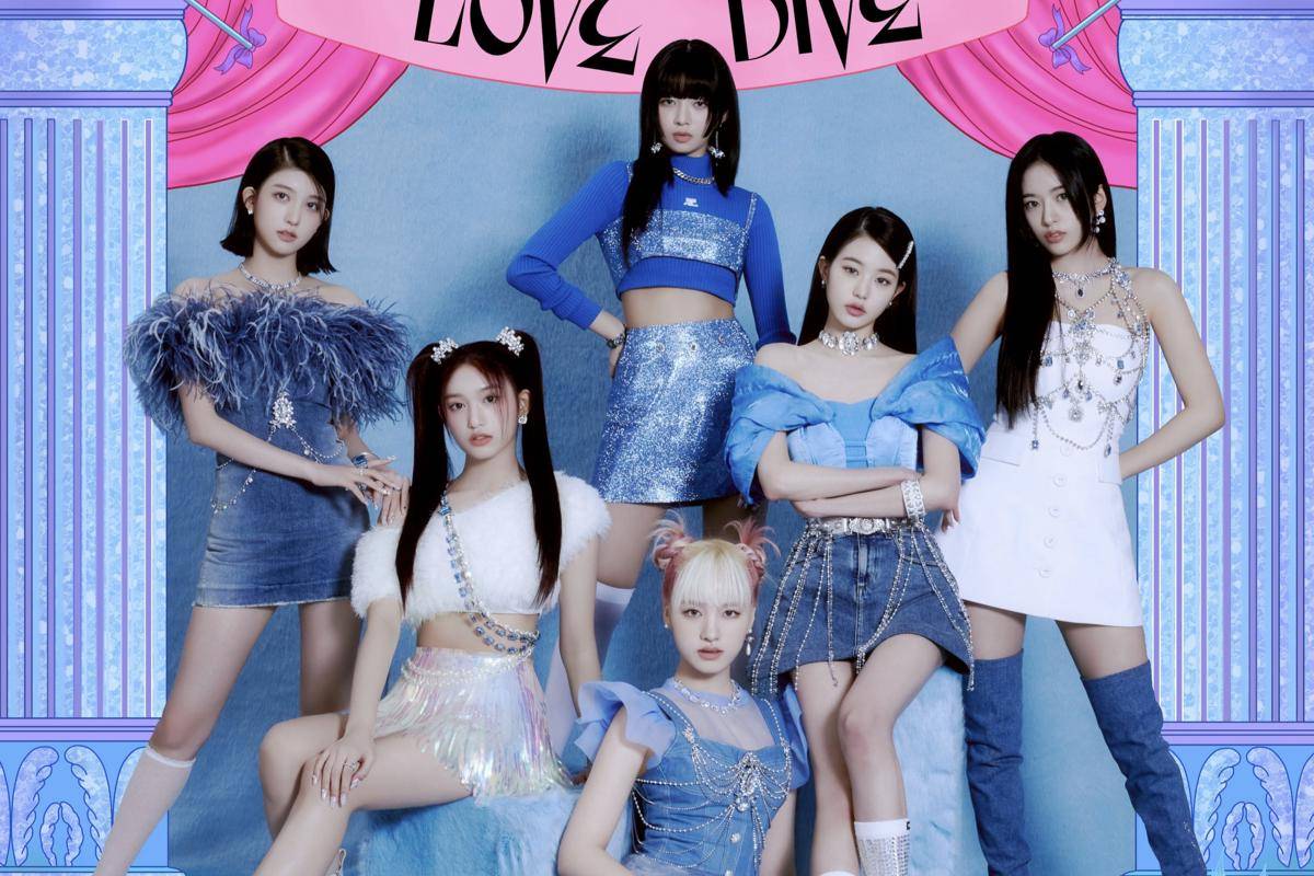 potret IVE di single album LOVE DIVE (x.com/IVEstarship)