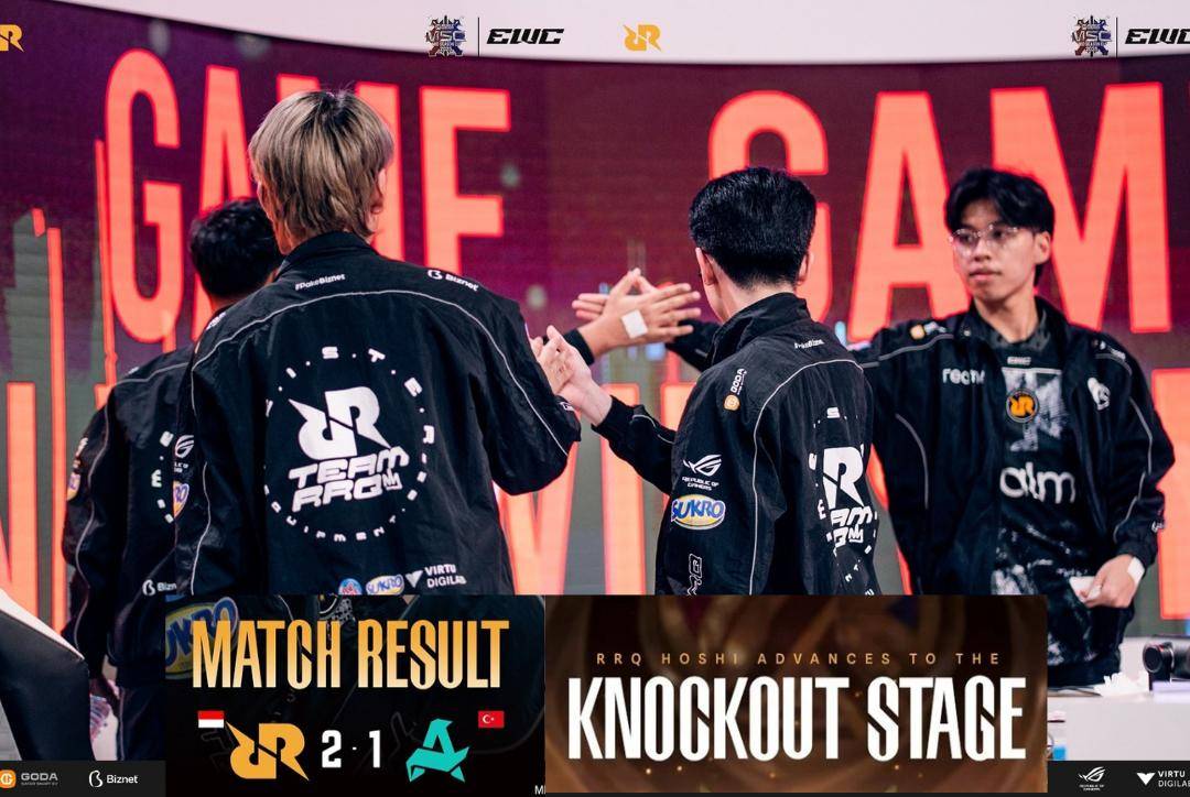 RRQ Hoshi qualified to Knockout Stage (instagram.com/teamrrq)