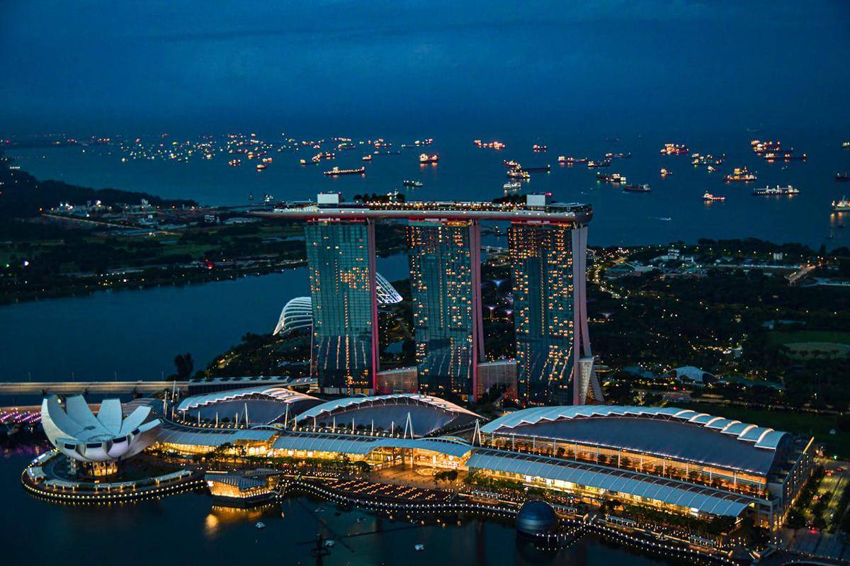 Panorama Marina Bay Sands, Singapura (pexels.com/Ravish Maqsood)