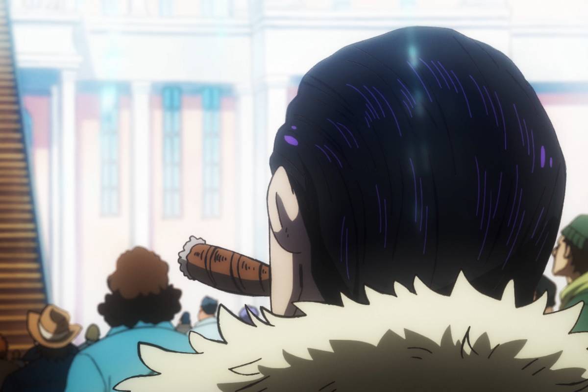 Crocodile hadir saat eksekusi Roger. (dok. Toei Animation/One Piece)