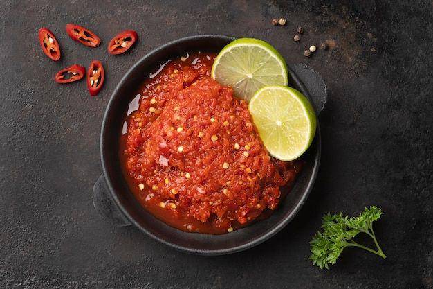 Ilustrasi rahasia pedas sambal beberuk Lombok, bikin orang rela antri. (Pinterest/Freepik)