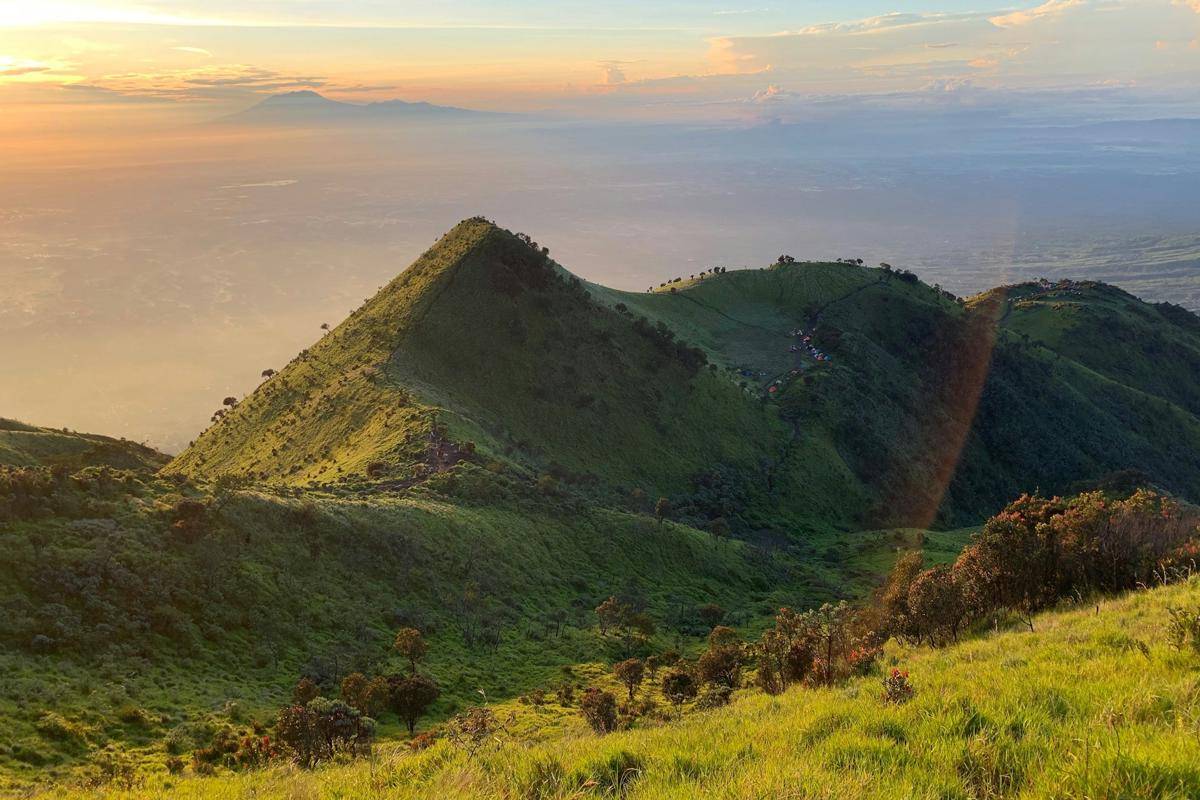 potret gunung Merbabu