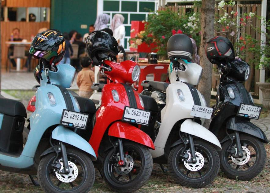 illustrasi parkir motor (pexels.com/Jepret Pret)