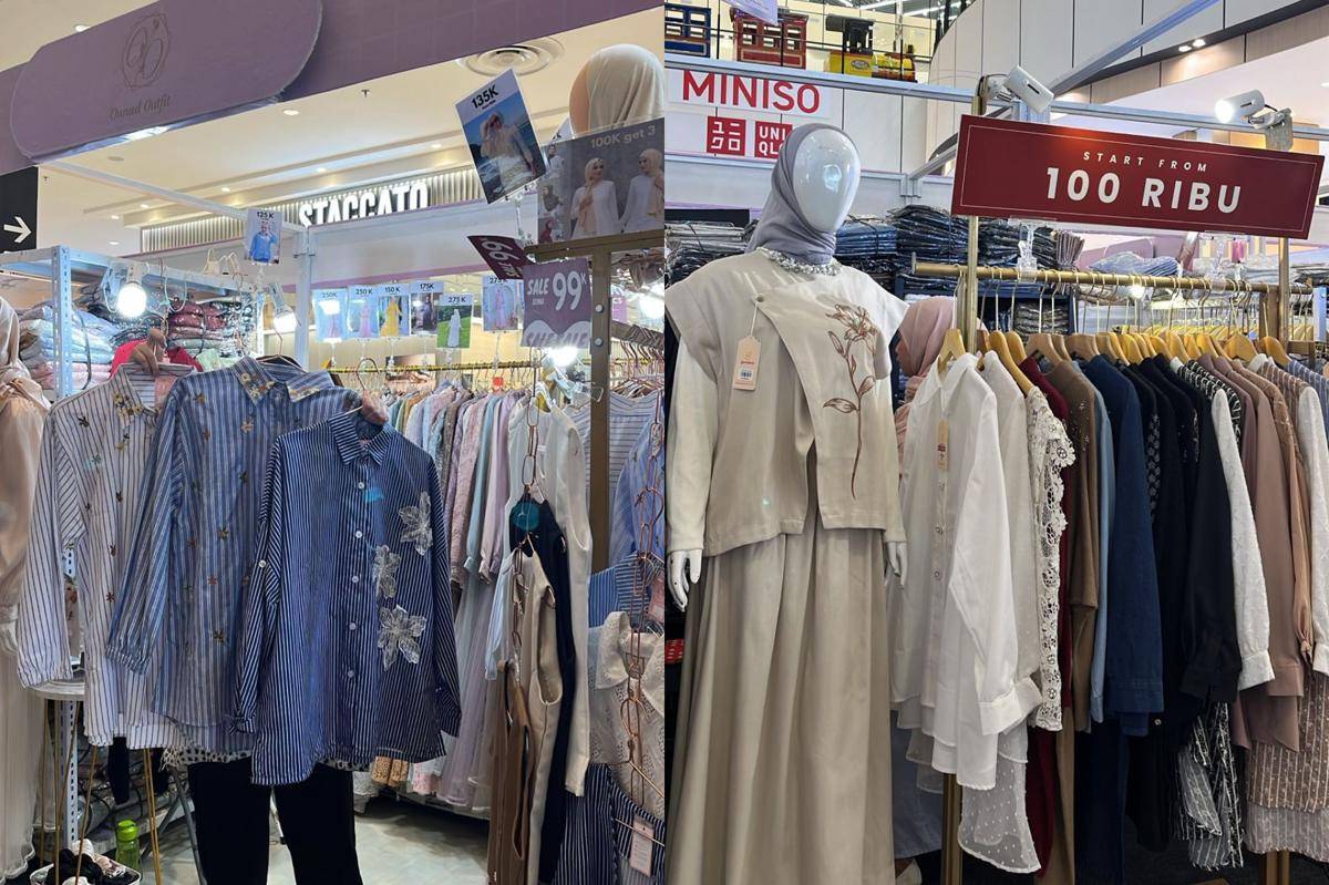 Bazar modest fashion dari Rendezvous Modest Market yang digelar mulai 23 Juli sampai 3 Agustus 2025 di Grand Atrium Aeon Mall Delta Mas, Cikarang, Bekasi. (dok. Pribadi Rendezvous Modest Market)