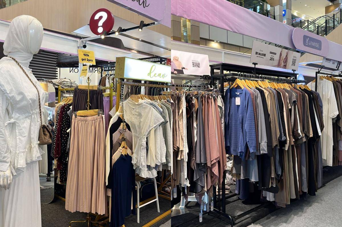 Bazar modest fashion dari Rendezvous Modest Market yang digelar mulai 23 Juli sampai 3 Agustus 2025 di Grand Atrium Aeon Mall Delta Mas, Cikarang, Bekasi. (dok. Pribadi Rendezvous Modest Market)