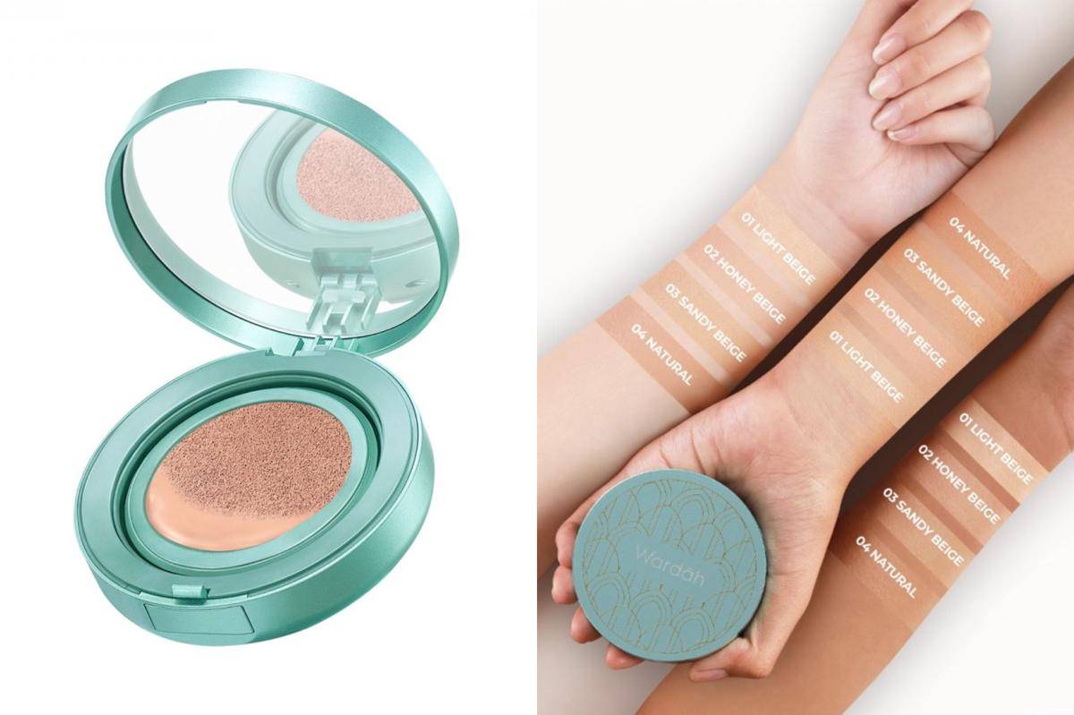 Wardah Exclusive Flawless Cover Cushion (sociolla.com) | (shopee.co.id/Wardah Official Shop)