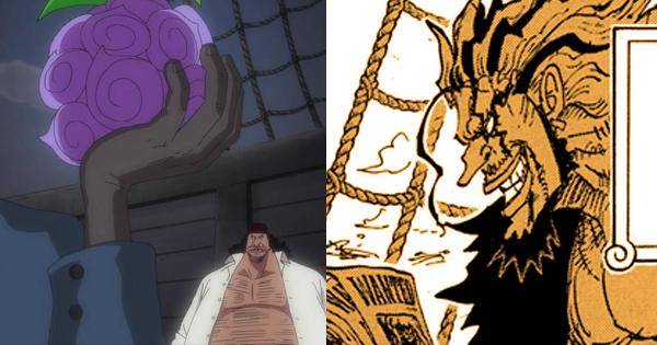 Buah iblis Yami Yami no Mi dan Rocks - One Piece