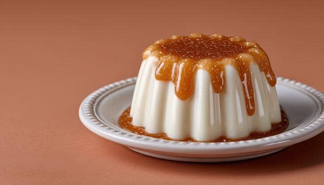 ilustrasi puding susu