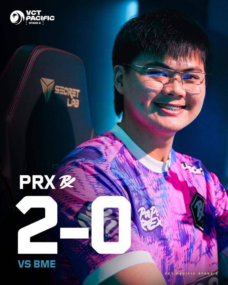 PRX menang 2-1 atas Boom Esports di VCT Pacific Stage 2 (instagram.com/vctpacific)