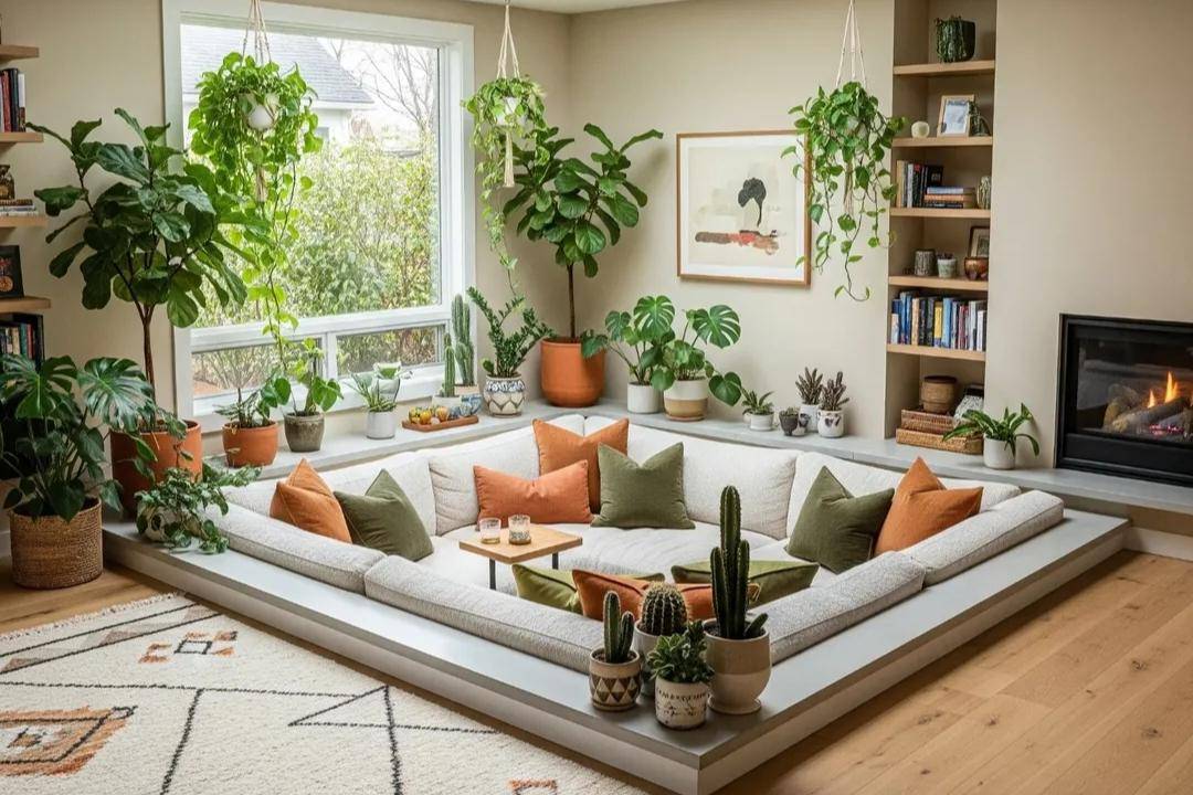 Sunken Living Room (instagram.com/cognitokreations) 