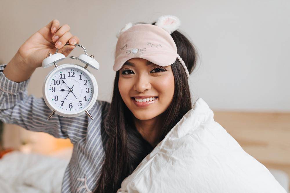 ilustrasi mengatur jam alarm (freepik.com/lookstudio)