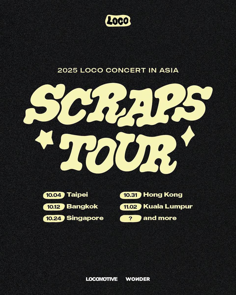 poster SCRAPS TOUR Loco (instagram.com/satgotloco)