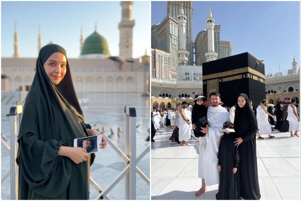 10 Potret Hamidah Rachmayanti Umumkan Hamil Anak Ke-3 saat Umrah