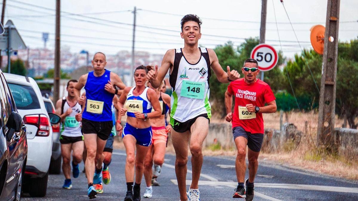 ilustrasi pelari marathon