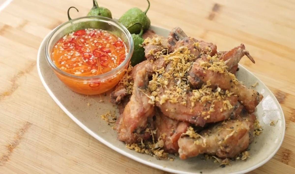 ilustrasi sayap ayam goreng saus Vietnam (YouTube.com/Devina Hermawan)