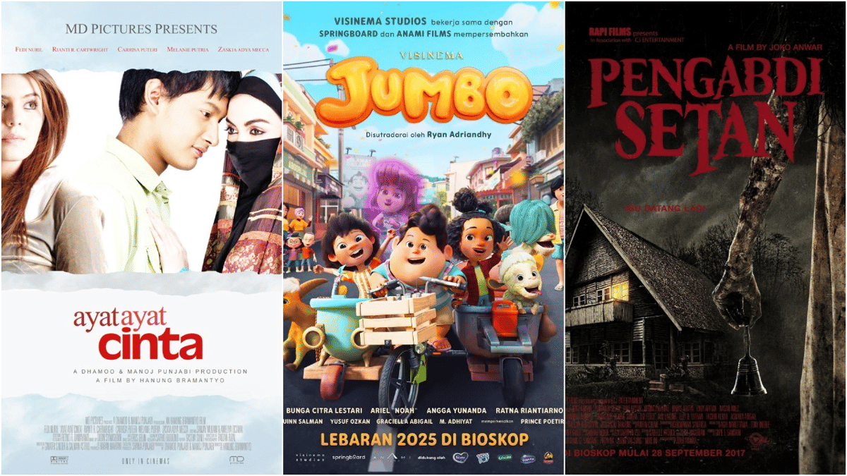 Ayat-Ayat Cinta x Jumbo x Pengabdi Setan