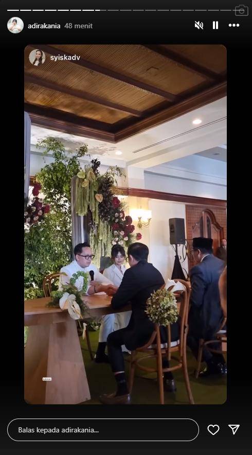 Pernikahan Adira Kania, anak Ikke Nurjanah
