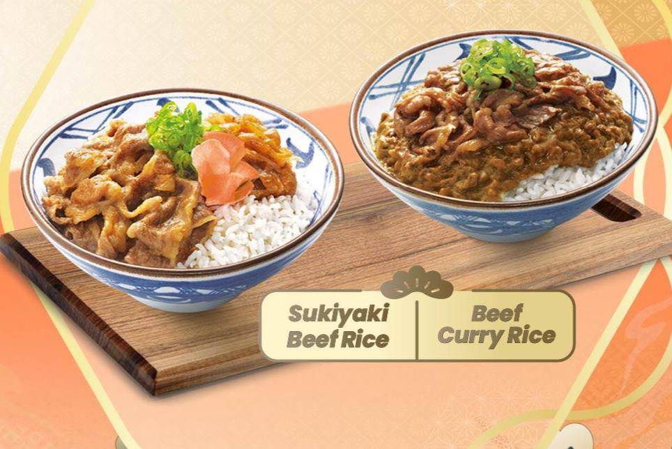 Menu nasi di Marugame Udon. (instagram.com/marugameudon) 
