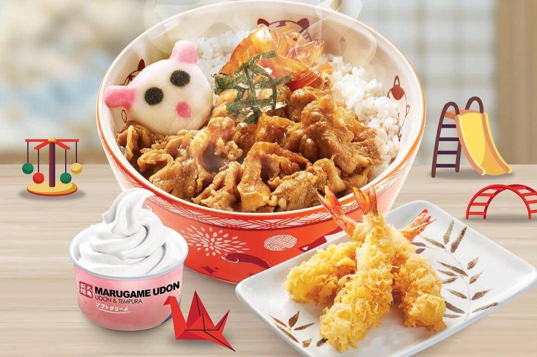 Menu nasi untuk anak-anak di Marugame Udon.(instagram.com/marugameudon)