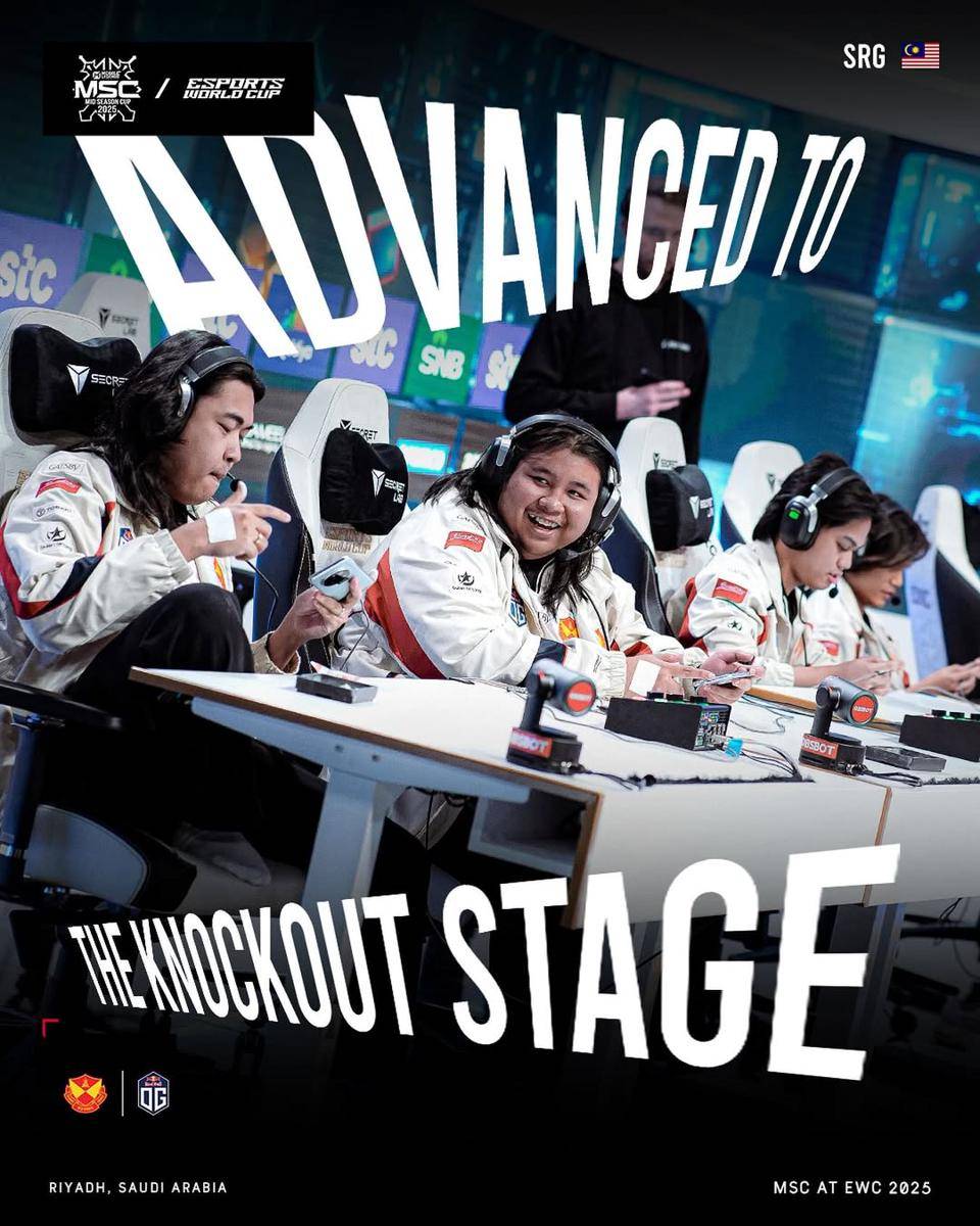 SRG OG Esports advanced to Knockout Stage (instagram.com/mlbbesports.official) 