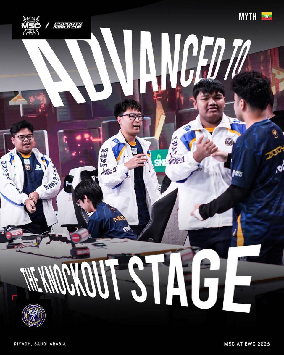 Mythic Seal advanced to Knockout Stage (instagram.com/mlbbesports.official) 