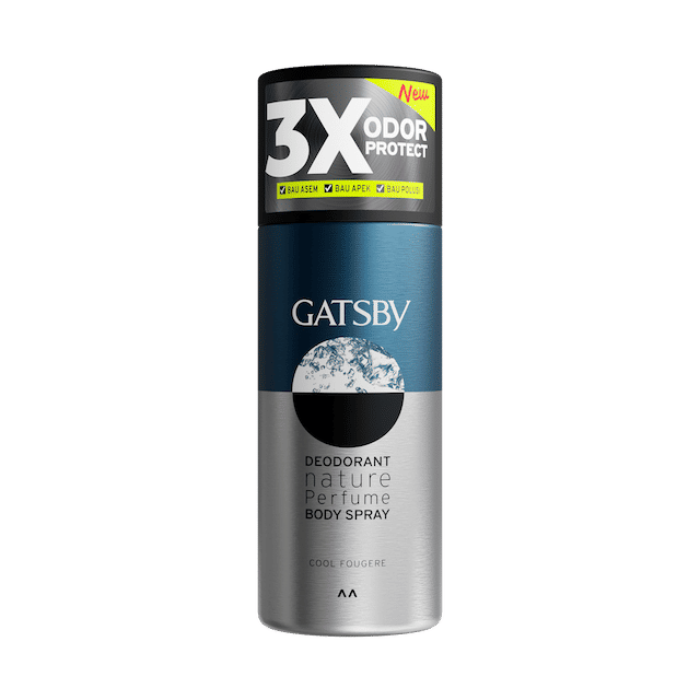 Gatsby Deodorant Nature Perfume Body Spray Cool Fougere (gatsby.co.id) 