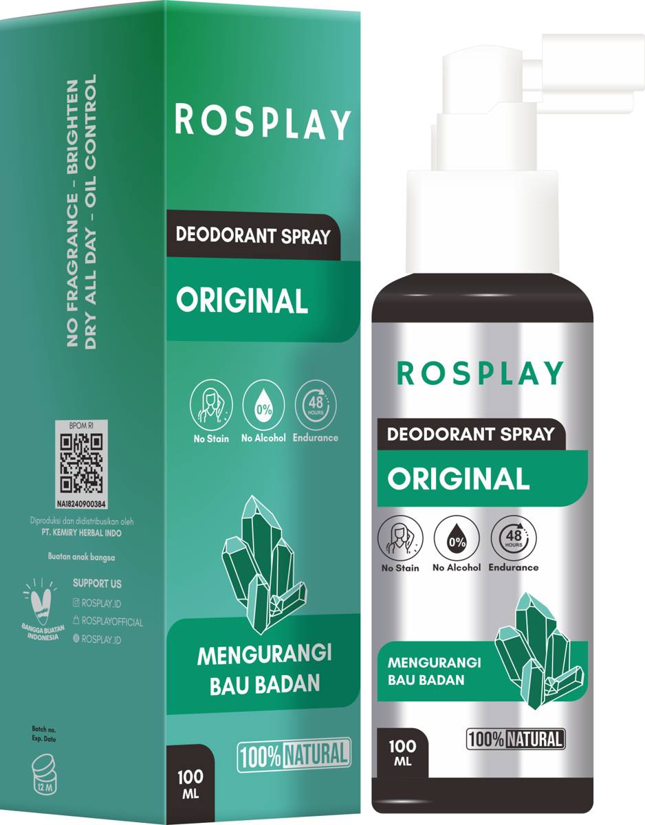 ROSPLAY Deodorant Spray Original (rosplay.id) 