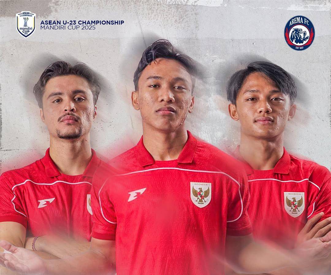 Tiga pemain Arema FC dipanggil Timnas Indonesia U-23. (Dok. Media Officer Arema FC)