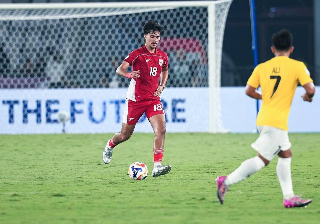 Brandon Scheunemann saat berkostum Timnas Indonesia U-23. (Dok. Media Officer Arema FC)