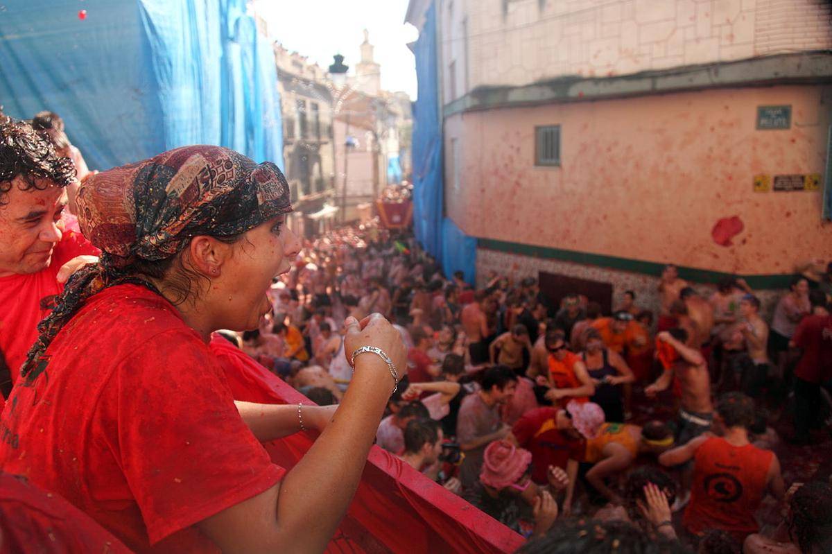 La Tomatina (commons.wikimedia.org/flydime)