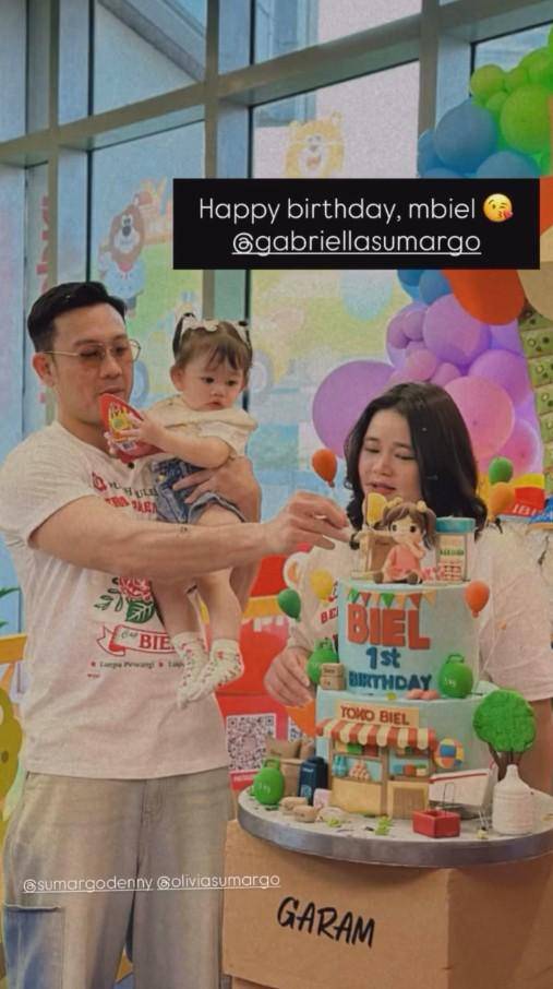pesta ulang tahun anak Denny Sumargo (Instagram.com/oliviasumargo)