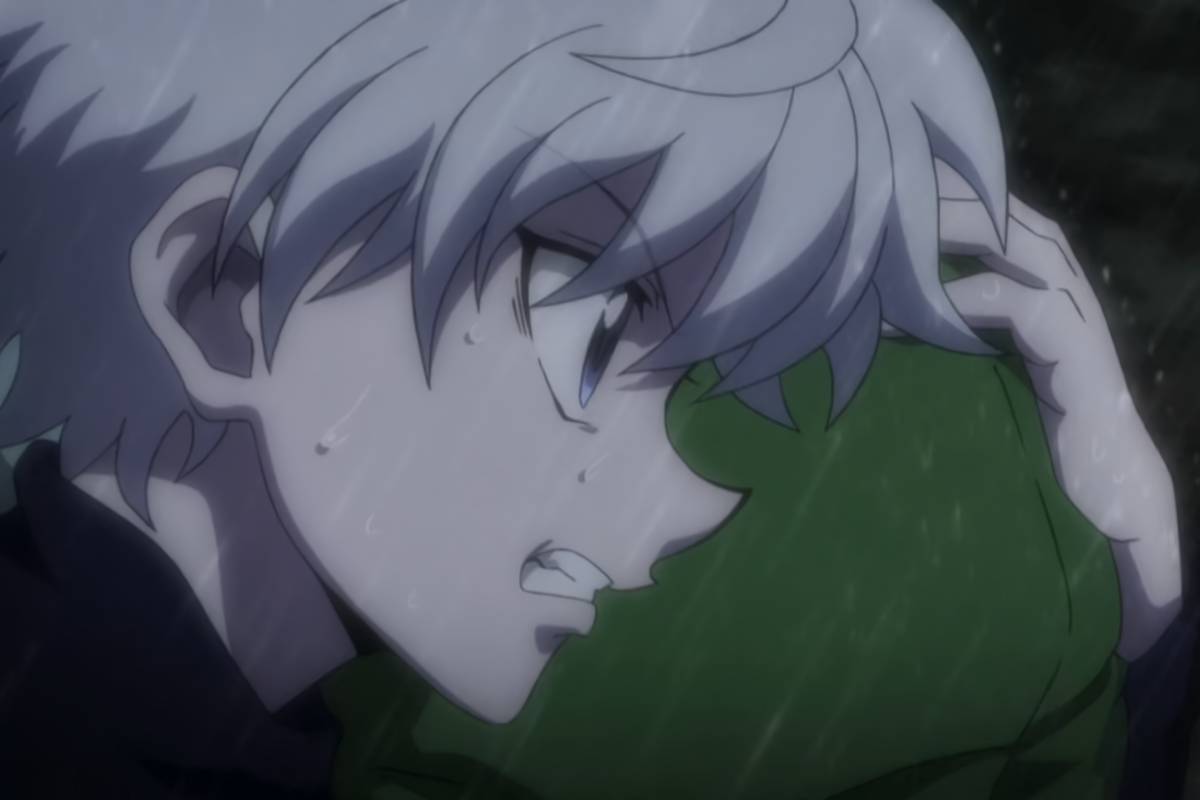 Killua melarikan diri bersama Gon. (dok. MADHOUSE/Hunter x Hunter)