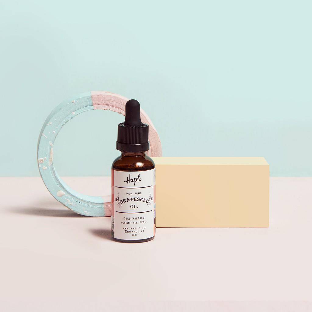 HAPLE Grapeseed oil (shopee.co.id/Haple Official Shop)
