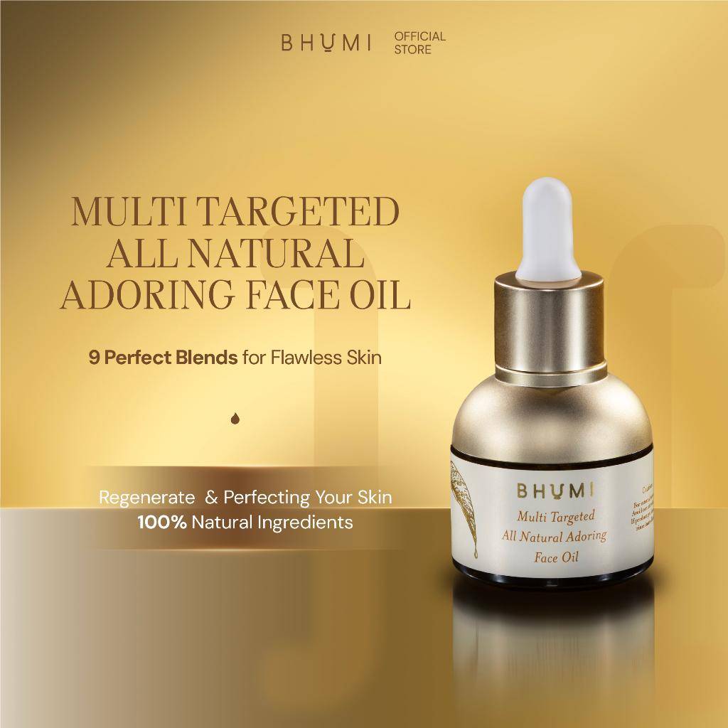 BHUMI Multi Targeted All Natural Adoring Face Oil (shopee.co.id/BHUMI Official Shop)