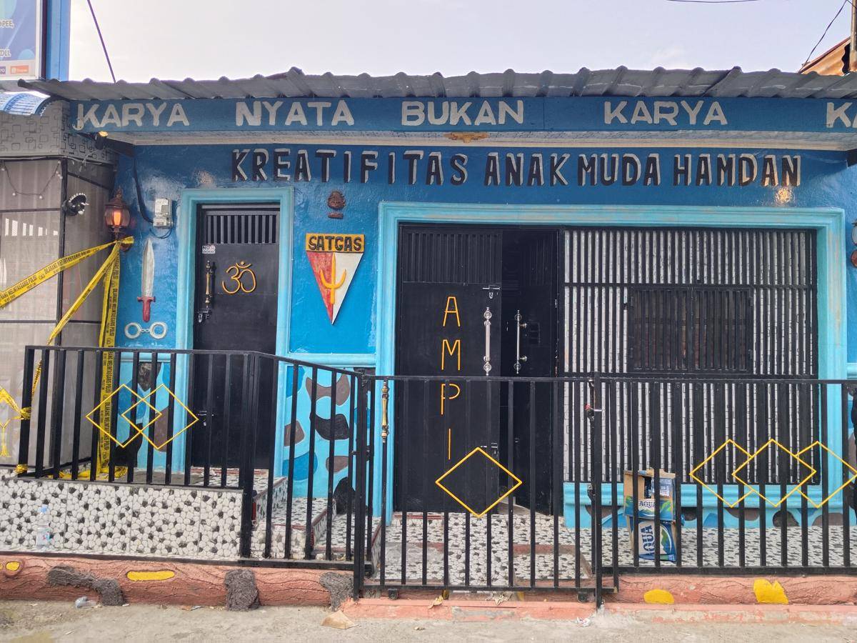 Markas AMPI yang berada di Kelurahan Hamdan Medan Maimun (IDN Times/Eko Agus Herianto)