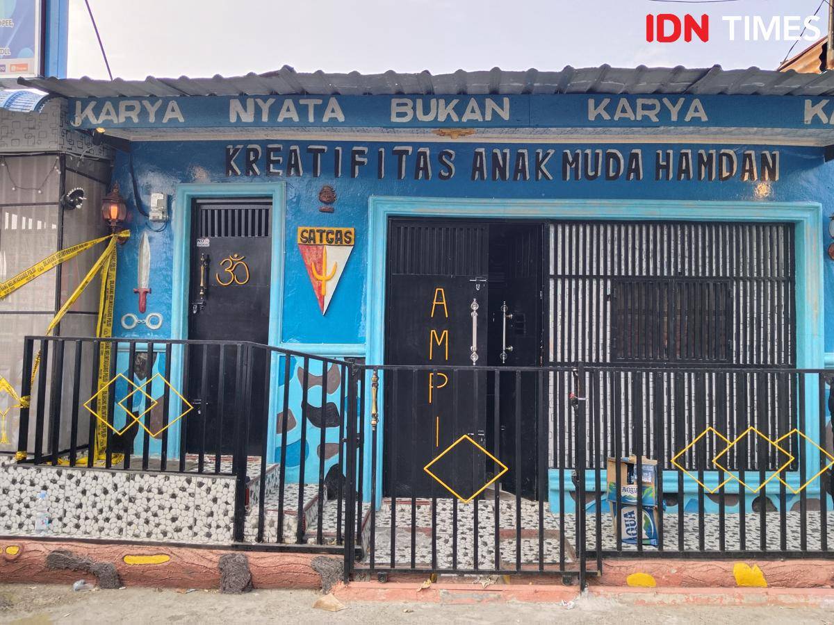 Markas AMPI yang berada di Kelurahan Hamdan Medan Maimun (IDN Times/Eko Agus Herianto)