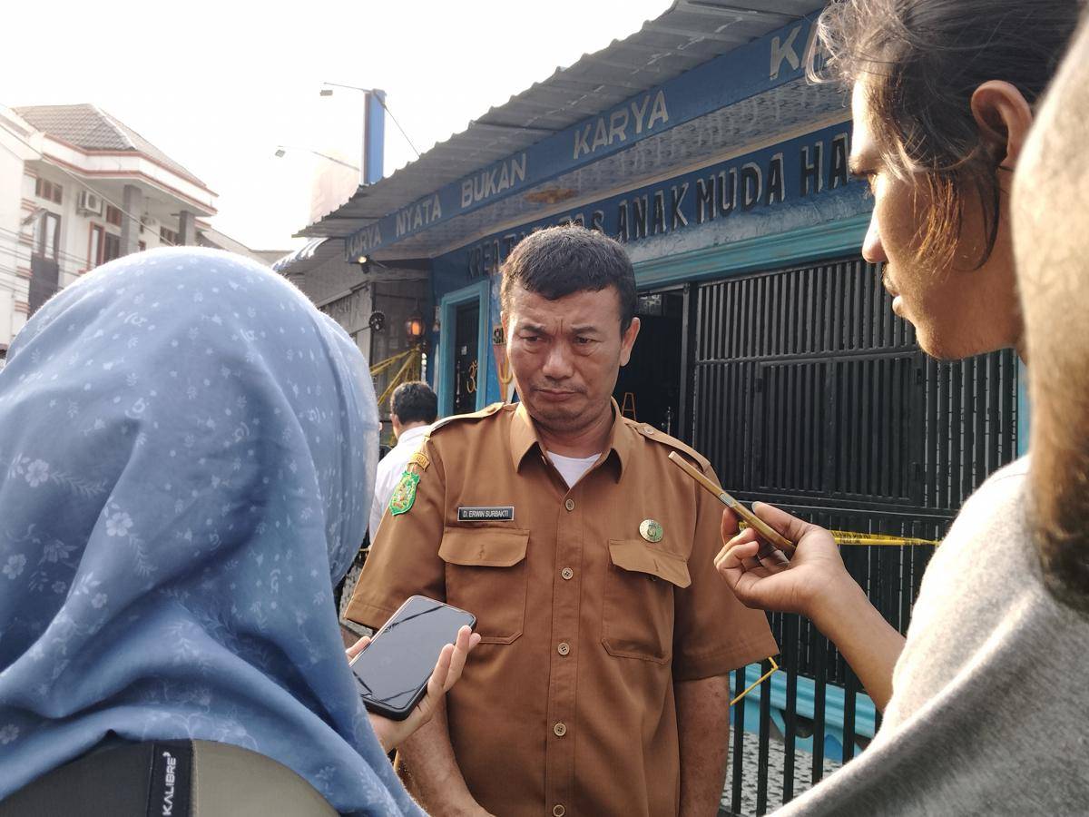 Erwin Surbakti Kepala Lingkungan IX Kelurahan Hamdan (IDN Times/Eko Agus Herianto)