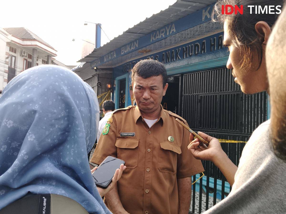 Erwin Surbakti Kepala Lingkungan IX Kelurahan Hamdan (IDN Times/Eko Agus Herianto)