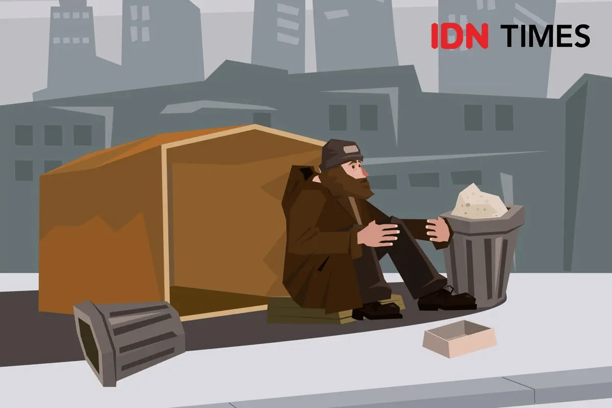 Ilustrasi kemiskinan (IDN Times/Arief Rahmat)