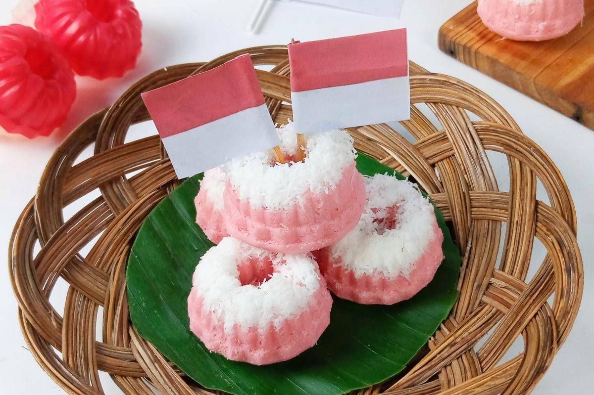 ilustrasi kue merah putih (vecteezy.com/Priyo Sanyoto)