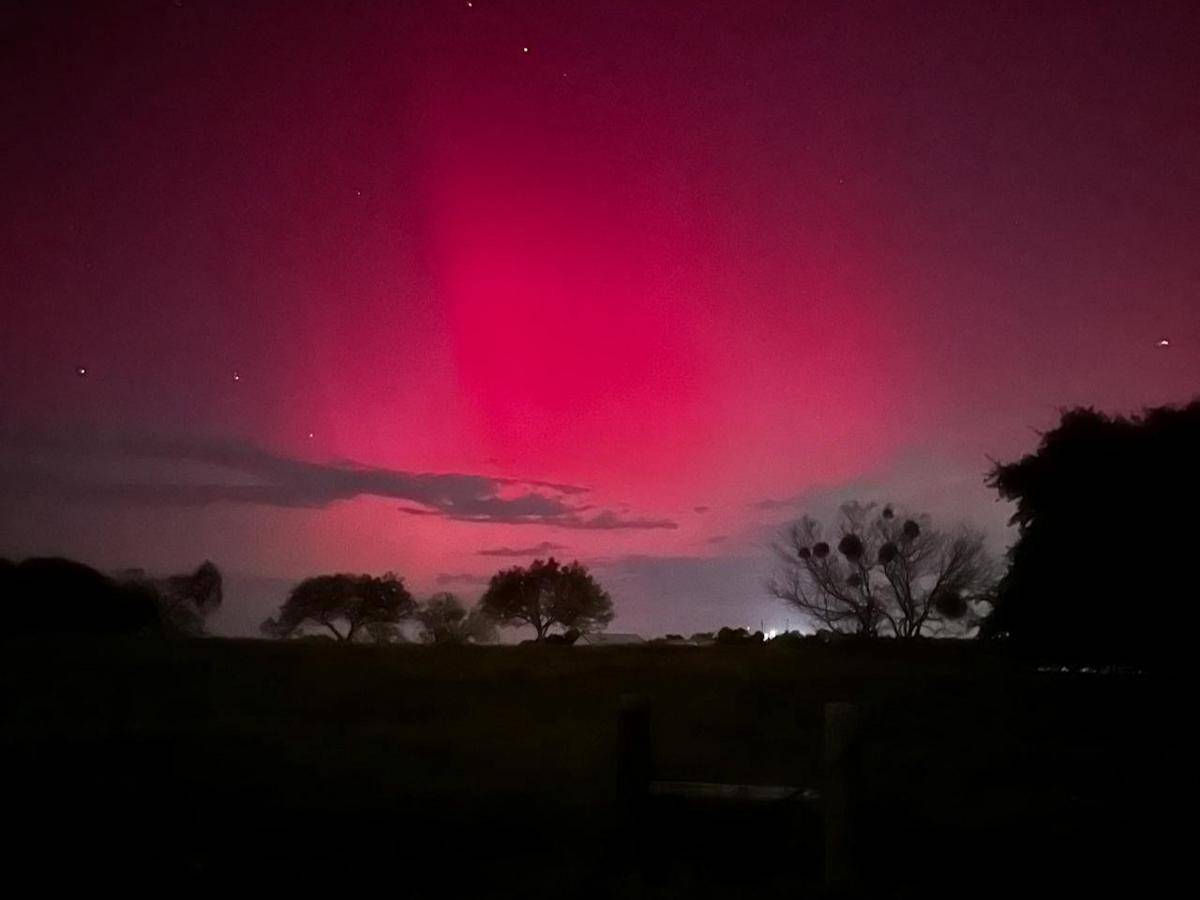 ilustrasi aurora merah (pexels.com/James Hunter)